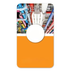Full Color Screen Cleaner Sticker - Circle