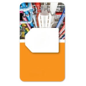 Full Color Screen Cleaner Sticker - Tag Shape