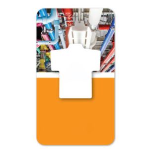 Full Color Screen Cleaner Sticker - Shirt Shape