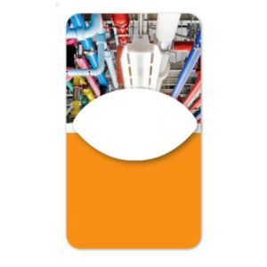 Full Color Screen Cleaner Sticker - Football