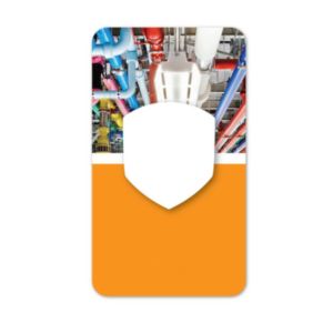 Full Color Screen Cleaner Sticker - Shield