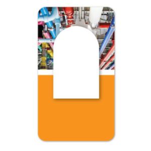 Full Color Screen Cleaner Sticker - Dome