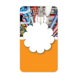Full Color Screen Cleaner Sticker - Flower