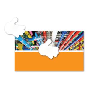 Full Color Screen Cleaner Sticker - Hand Shape