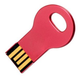 Round Metal Key Shaped USB Flashdrive