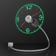 USB Powered LED Light Clock Desk Fan | https://www.bestnamebadges.com