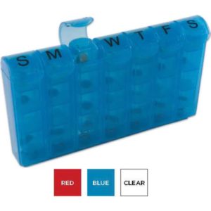 28 Compartment Pill Organizer Box
