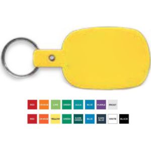 Rounded Rectangle Key Tag