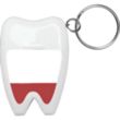 HAPPYTEETH Tooth Shaped Dental Floss Dispenser with Keyring | https://www.bestnamebadges.com