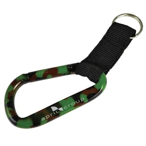 Camo Carabiner | https://www.bestnamebadges.com