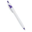 White Barrel European Design Ballpoint Pen | https://www.bestnamebadges.com