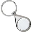 Raindrop Economy Laser Engraved Metal Keyholder | https://www.bestnamebadges.com