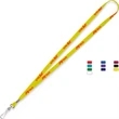 3/8" Import Air Ship Supersoft Polyester Silkscreen Lanyard | https://www.bestnamebadges.com