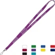 1/2" Super Fine Woven-In Lanyard | https://www.bestnamebadges.com