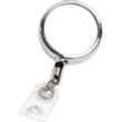 Dublin Chrome 30 Cord Solid Metal Retractable Badg | https://www.bestnamebadges.com