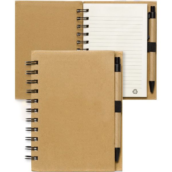 Larger Size Eco Inspired Jotter Notepad Notebook with Paper