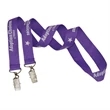 USA Made Double Ended Lanyard - Polyester | https://www.bestnamebadges.com