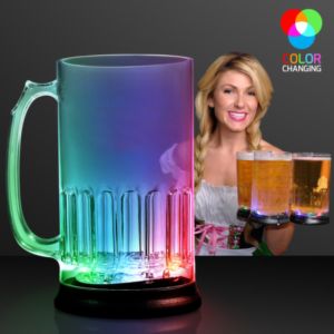 24 Oz. Big Light Up Flashing Beer Mug