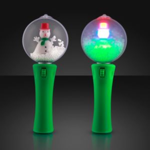 LED Spinning Snowman Light Wand