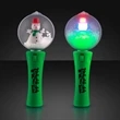 LED Spinning Snowman Light Wand | https://www.bestnamebadges.com