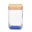 54 oz. Glass Candy Jar with Wooden Lid | https://www.bestnamebadges.com
