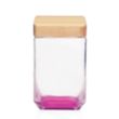 54 oz. Glass Candy Jar with Wooden Lid | https://www.bestnamebadges.com