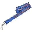 3/4" USA Made Polyester Lanyard w/ ID Badge Holder | https://www.bestnamebadges.com
