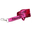 USA Made Polyester Lanyard 3/4" (20mm) w/ Keyring | https://www.bestnamebadges.com