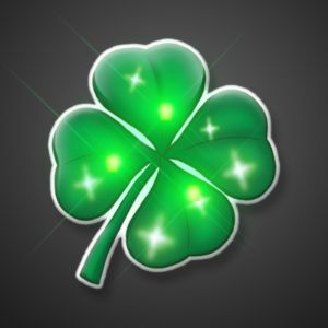 Flashing 4 Leaf Clover Blinkies