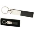 Leather And Silver Keyring | https://www.bestnamebadges.com