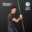 Light Up Deluxe Double Saber with Sound | https://www.bestnamebadges.com
