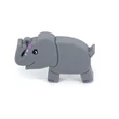Custom 2D PVC USB Flash Drive - Elephant Shaped | https://www.bestnamebadges.com