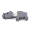 Custom 2D PVC USB Flash Drive - Elephant Shaped | https://www.bestnamebadges.com