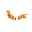 Custom 2D PVC USB Flash Drive - Dog Shaped | https://www.bestnamebadges.com