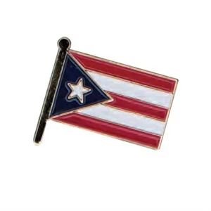 Puerto Rico Flag Pin