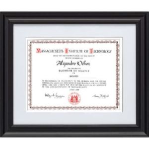 Banff Certificate Frame | https://www.bestnamebadges.com