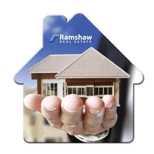 House Shaped Full Color Coaster | https://www.bestnamebadges.com