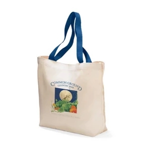Colored Handle Tote | https://www.bestnamebadges.com