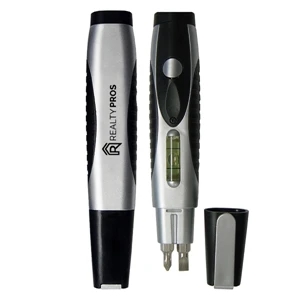 Screwdriver, Level & LED Flashlight - One Color