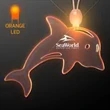 Acrylic Dolphin Shape Necklace with LED | https://www.bestnamebadges.com