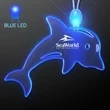 Acrylic Dolphin Shape Necklace with LED | https://www.bestnamebadges.com