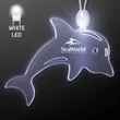 Acrylic Dolphin Shape Necklace with LED | https://www.bestnamebadges.com