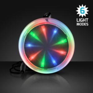Light-up infinity tunnel necklace