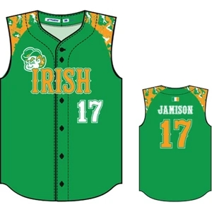 Adult Juice Full Button Vest Baseball Jersey