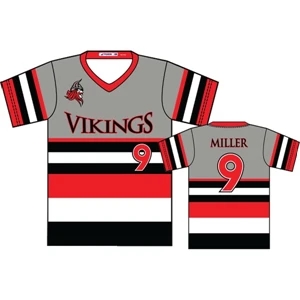 Youth Juice V-Neck Loose Fit Short Sleeve Baseball Jersey