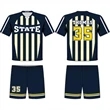 Adult Juice V-Neck Short Sleeve Soccer Jersey | https://www.bestnamebadges.com