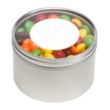 Large Round Window Tin Standard Fill | https://www.bestnamebadges.com