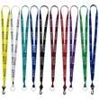 1/2" Import Air Ship Silkscreen Lanyard | https://www.bestnamebadges.com