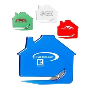 Union Printed, Frosted "House Shaped" Letter Opener