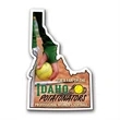 Idaho State Magnet | https://www.bestnamebadges.com